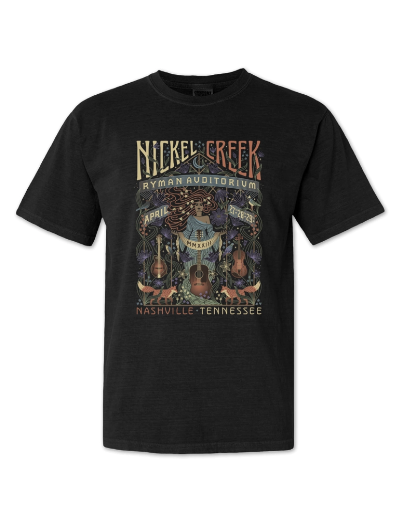 Rockinstone - Camiseta Nickel Creek Ryman-S