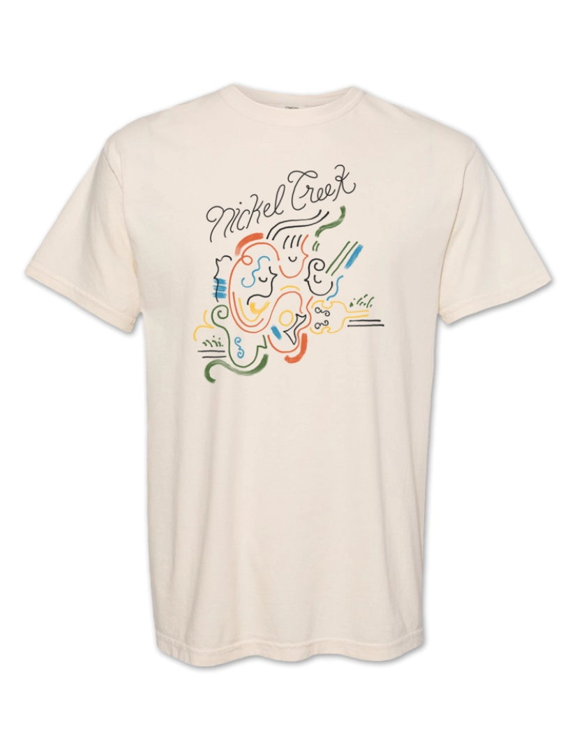 Rockinstone - Camiseta Nickel Creek Trio-S