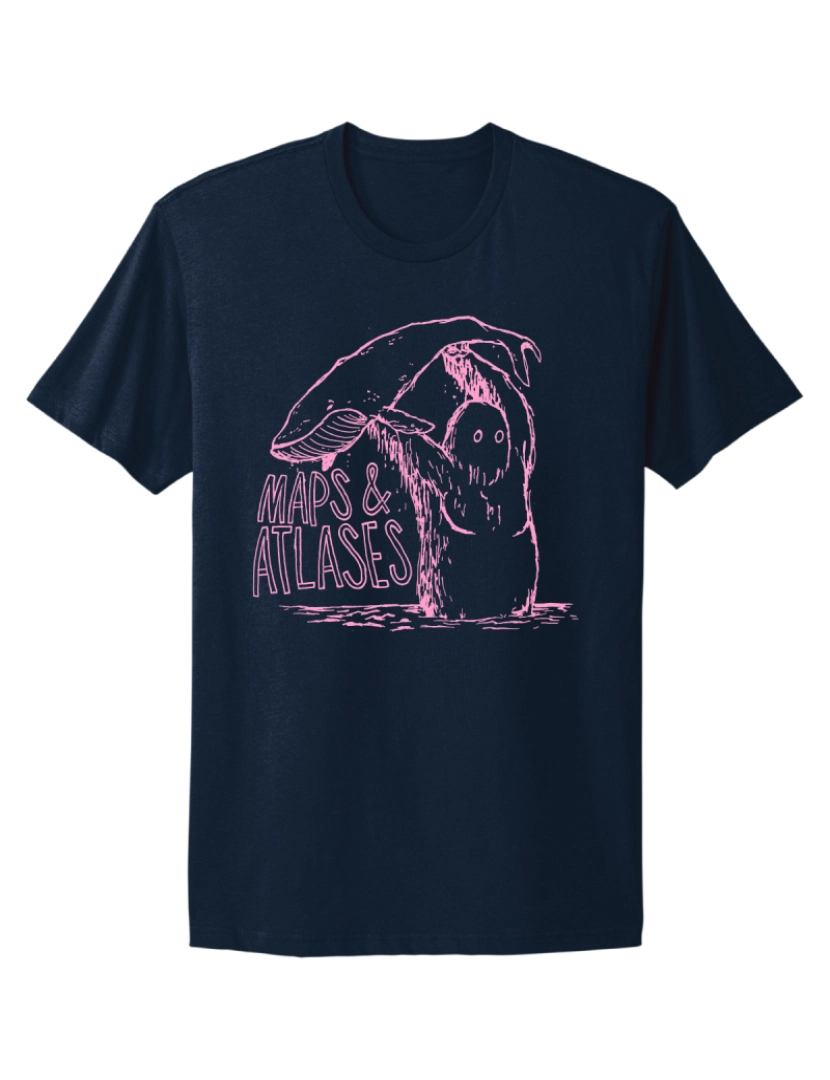 Rockinstone - Camiseta Monstro de Mapas e Atlas-S