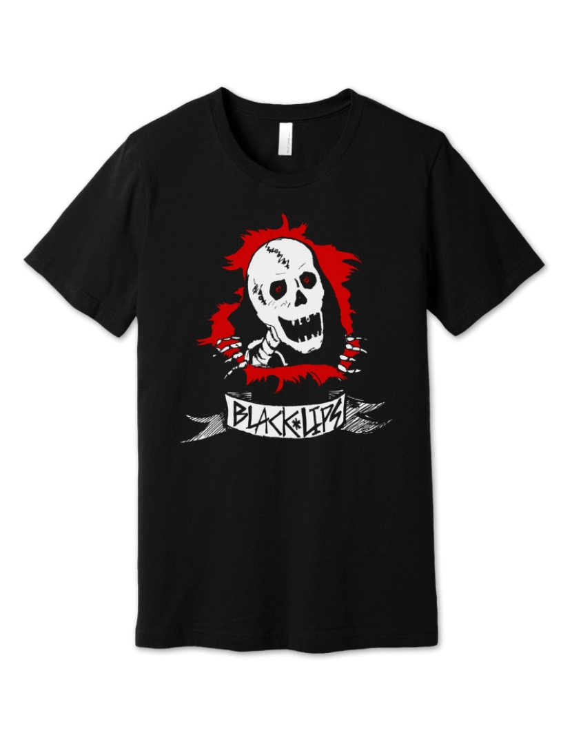 Rockinstone - Camiseta Estripador de Lábios Pretos-S