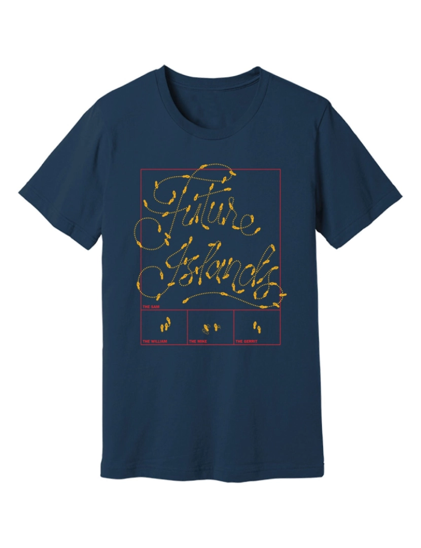 Rockinstone - Camiseta Future Islands Dance Chart-S