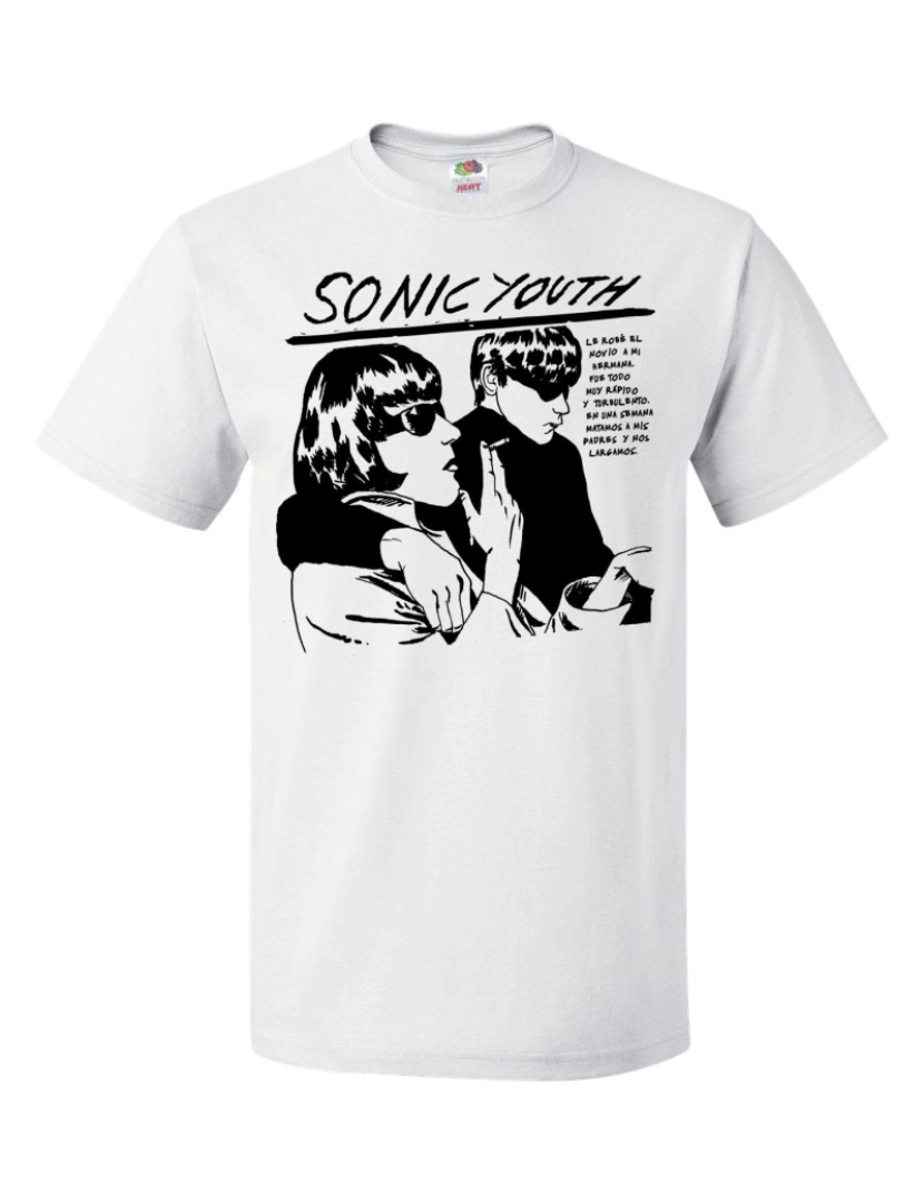 Rockinstone - Camiseta espanhola Goo do Sonic Youth-S