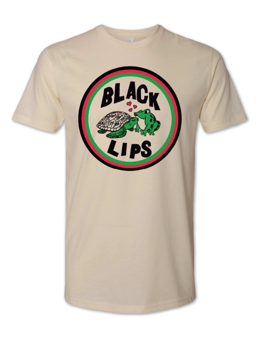 Rockinstone - Camiseta Black Lips Frog Beijando Tartaruga-S