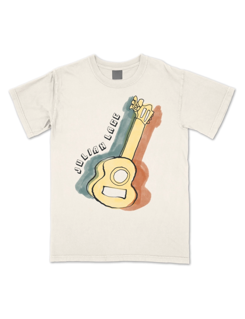 Rockinstone - Camiseta Guitarra Aquarela Julian Lage-S