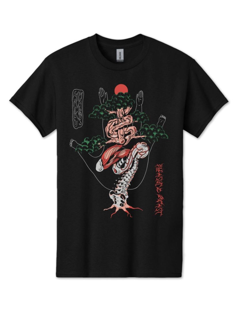 Rockinstone - Camiseta Haiku Hands Pleasure Beast S/S-S