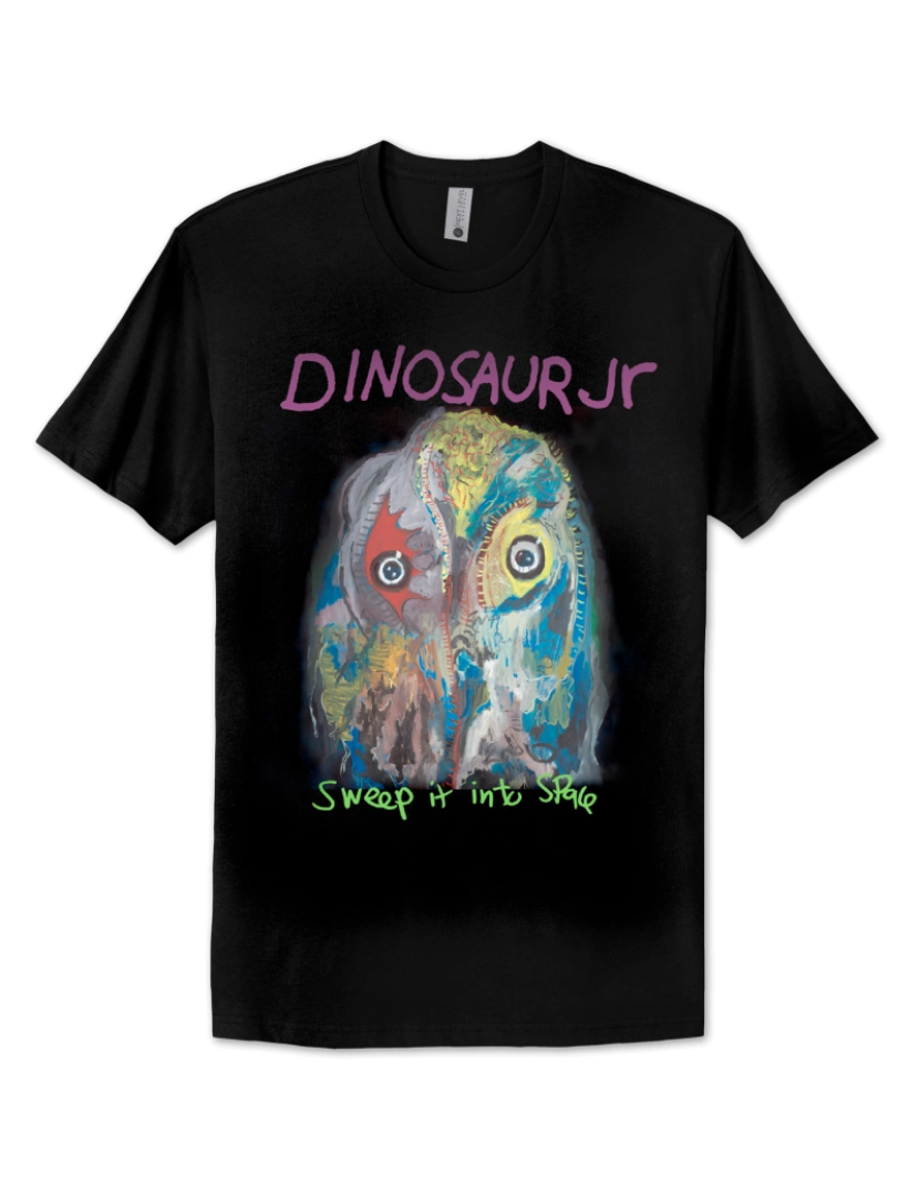 Rockinstone - Camiseta Dinosaur Jr varre-o para o espaço-S