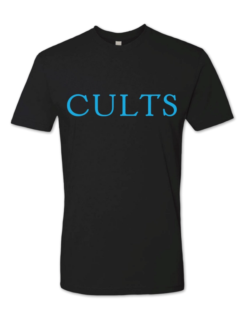 Rockinstone - Camiseta Cults Texto Azul-S