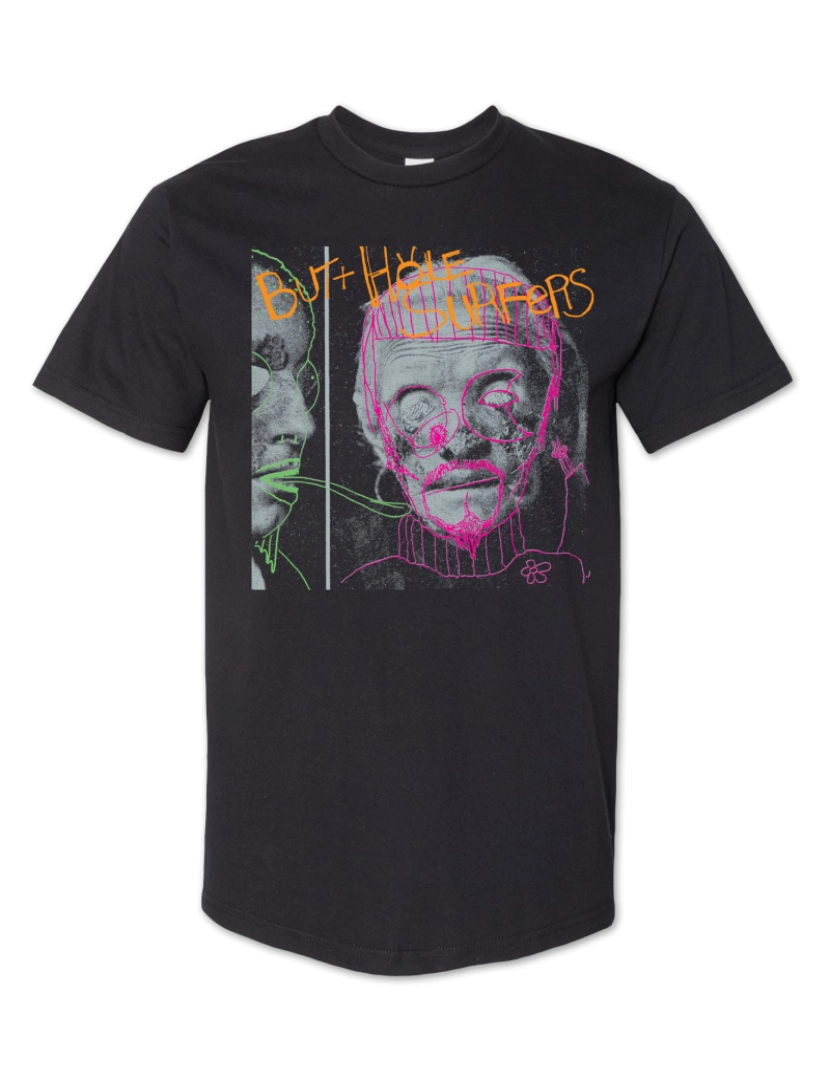 Rockinstone - Camiseta Butthole Surfers Psychic Powerless (preta)-S