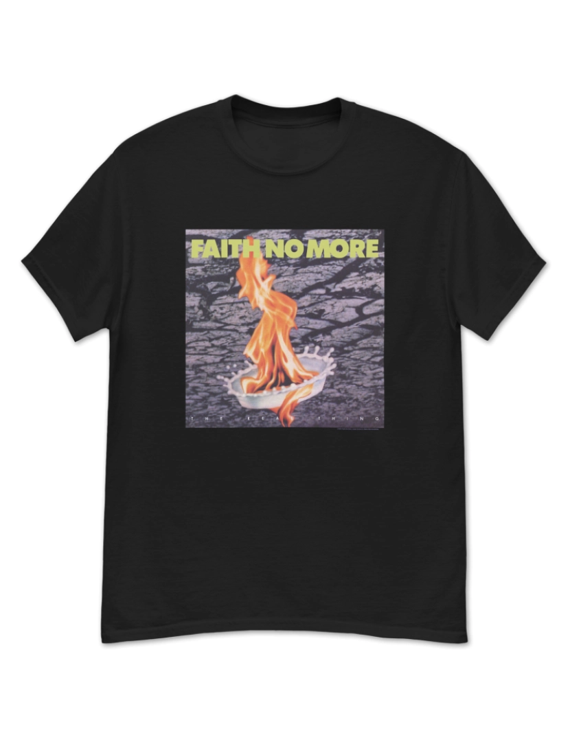 Rockinstone - Camiseta Faith No More FNM The Real Thing-S