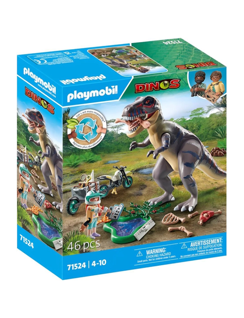 Playmobil - T-REX E EXPLORADORA 71524