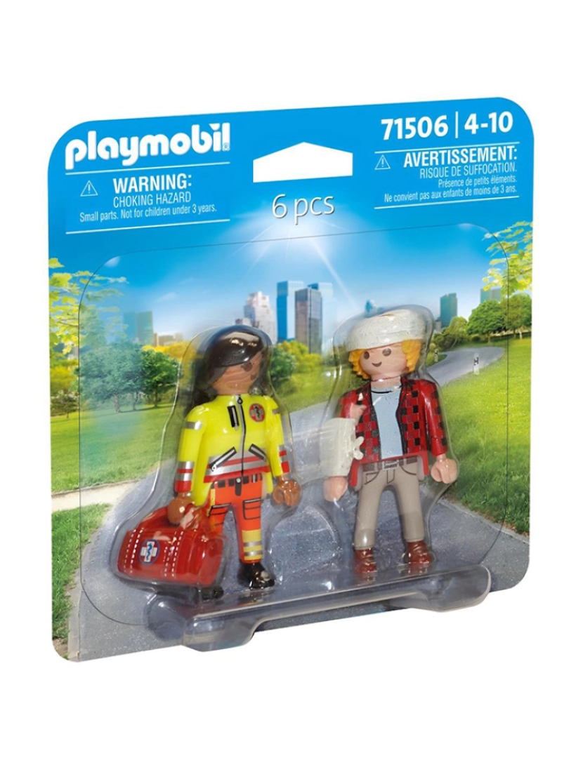 Playmobil - PARAMÉDICO COM PACIENTE 71506