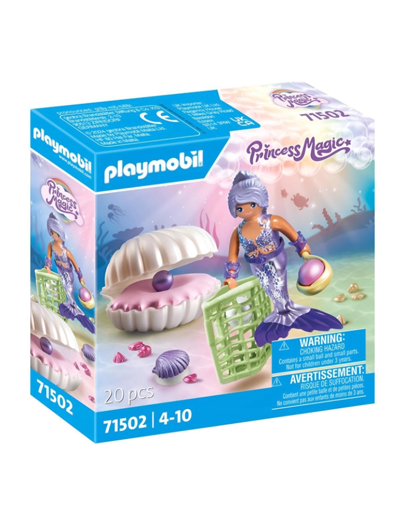 Playmobil - SEREIA COM CONCHA E PÉROLAS 71502