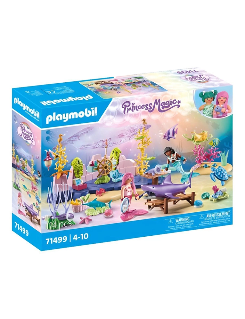 Playmobil - CUIDADO DE SEREIA COM ANIMAIS 71499