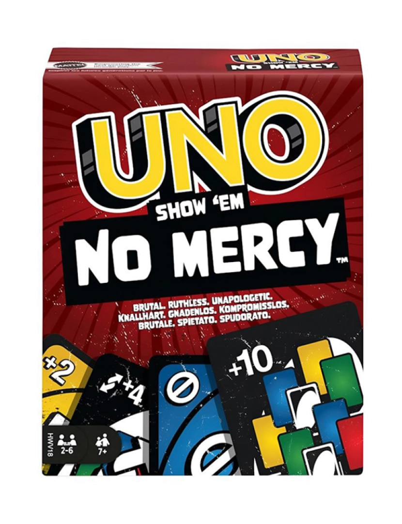 Mattel - JOGO UNO SHOW EM NO MERCY HWV18