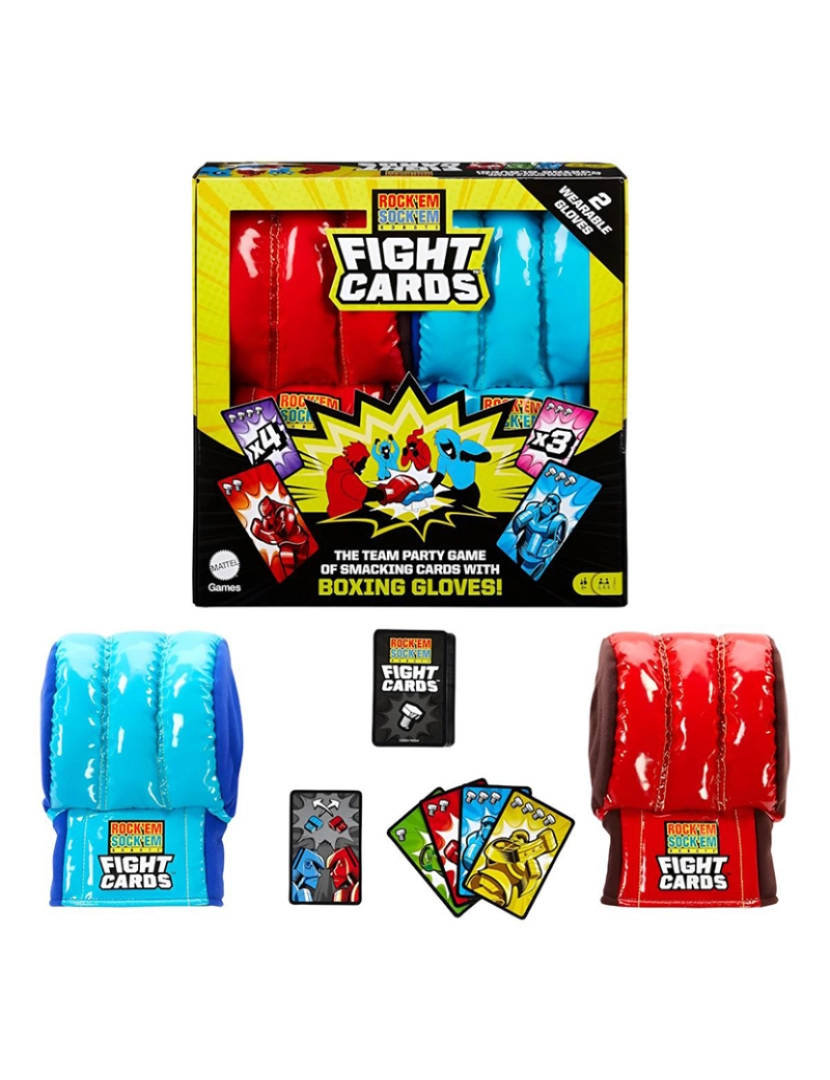 Mattel - JOGO CARTAS DE LUTA HTW64