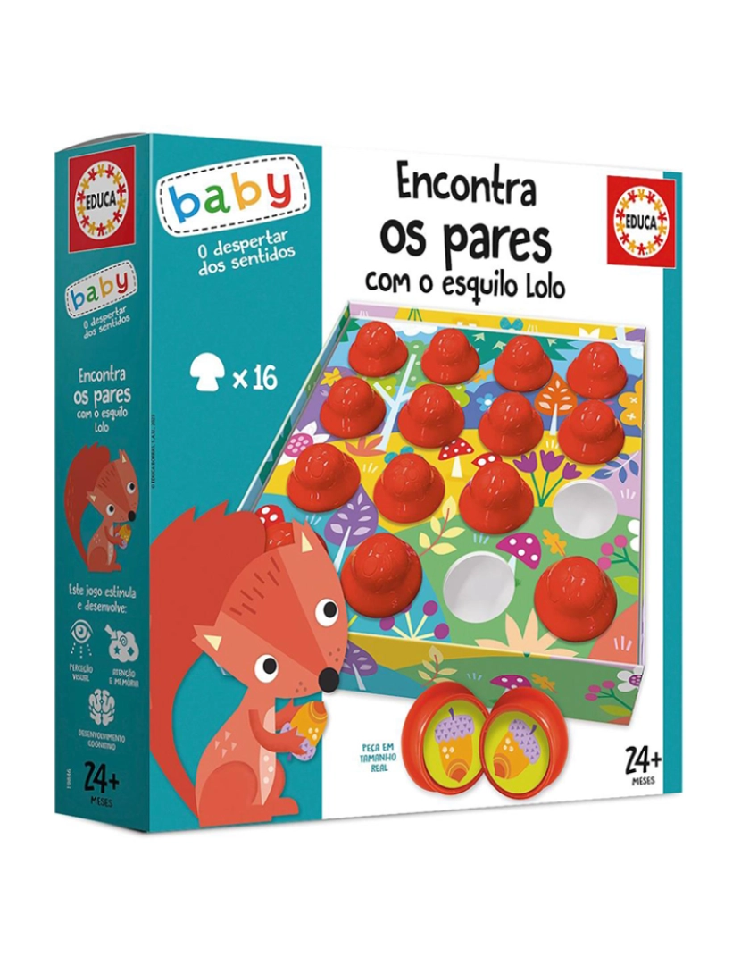 Educa - BABY ENCONTRA OS PARES COM O ESQUILO 19846