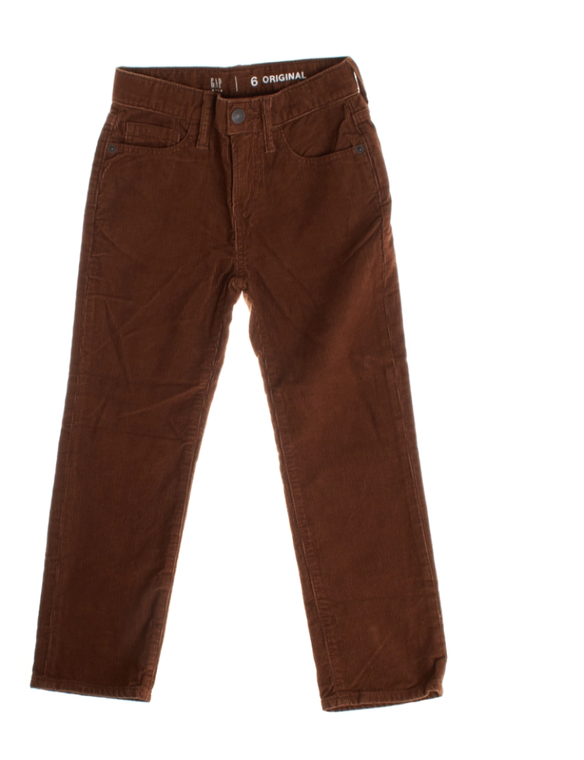 GAP - Calça reta de veludo cotelê 428437 menino