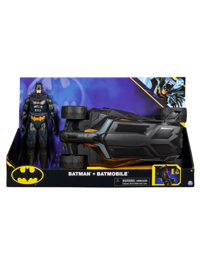 Spin Master - Batman Batmóvel + Figura 30Cm 6064628