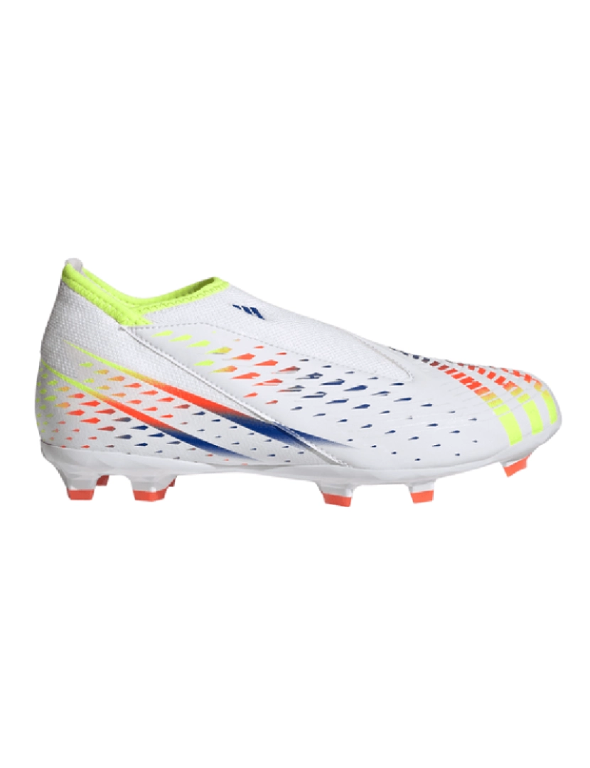 Adidas - Ténis Unisexo Branco e Amarelo PREDATOR EDGE.3 FG J