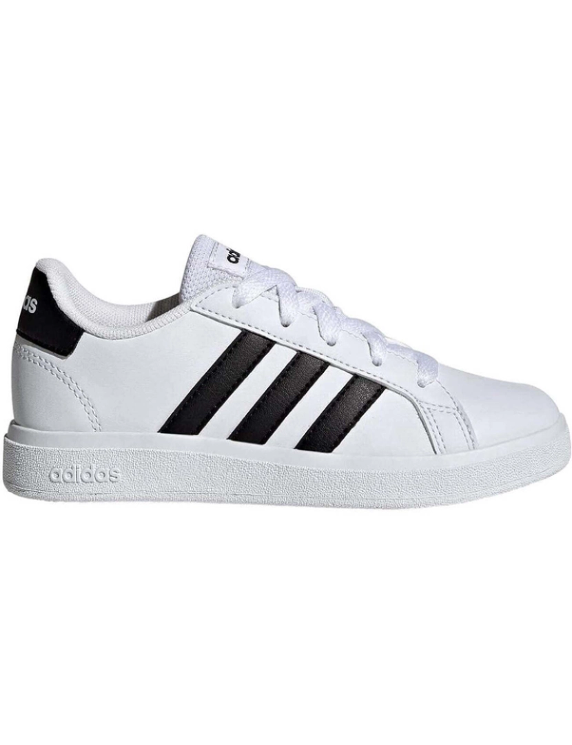 Adidas - Ténis Unisexo Branco e Preto STREETCHECK K