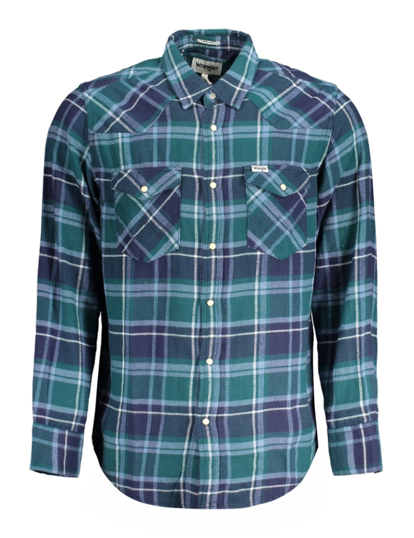 Wrangler - Camisa de Homem Verde