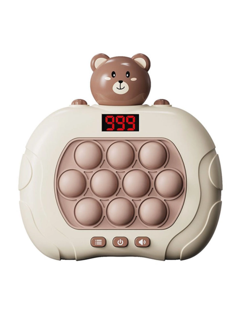 Maxlife - Jogo POP-IT Electrónico Urso Castanho C/ LCD MAXLIFE        