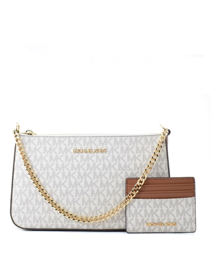 Michael Kors - Michael Kors  Conjunto Mala + Porta Cartões Vanilla 35H1GGZD6B