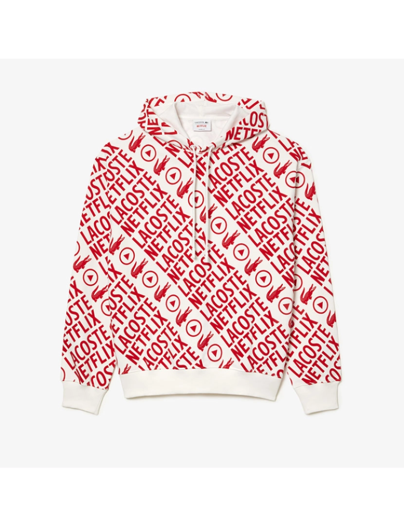 Lacoste - Sweatshirt De Homem Lacoste X Netflix Ecru