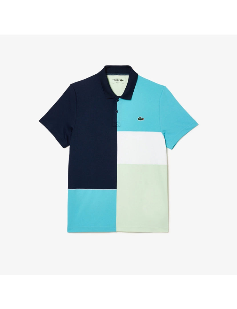 Lacoste - Polo De Homem Azul Marinho Anse Arielle Branco