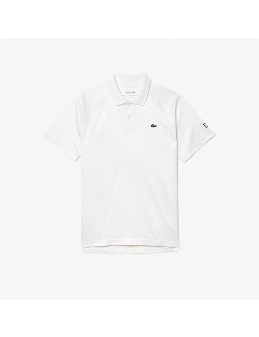 Lacoste - Polo De Homem Lacoste X Novak Djokovic Branco Branco