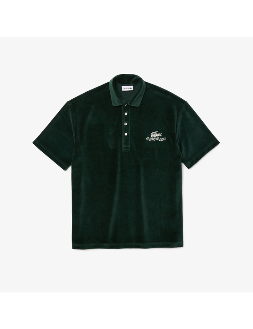 Lacoste - Polo De Homem Veludo Coleção Ricky Regal Linnee