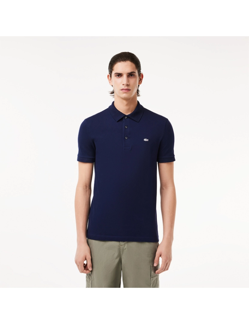 Lacoste - Polo De Homem Azul Marinho