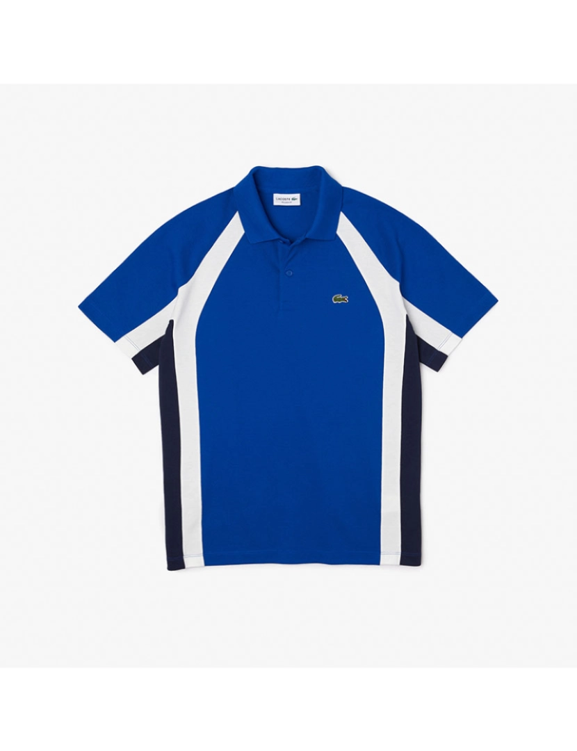 Lacoste - Polo De Homem Cobalto Azul Marinho Ecru