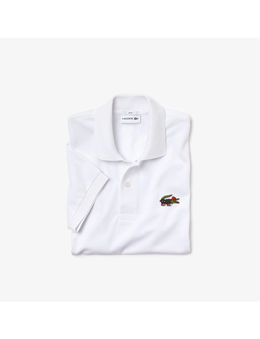 Lacoste - Polo De Homem Lacoste X Netflix Serie Lupin Branco