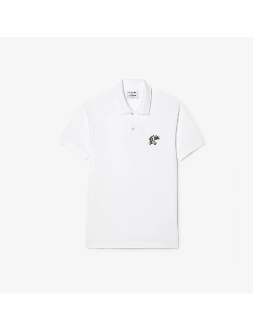 Lacoste - Polo De Homem Lacoste X Netflix Sex Education Branco