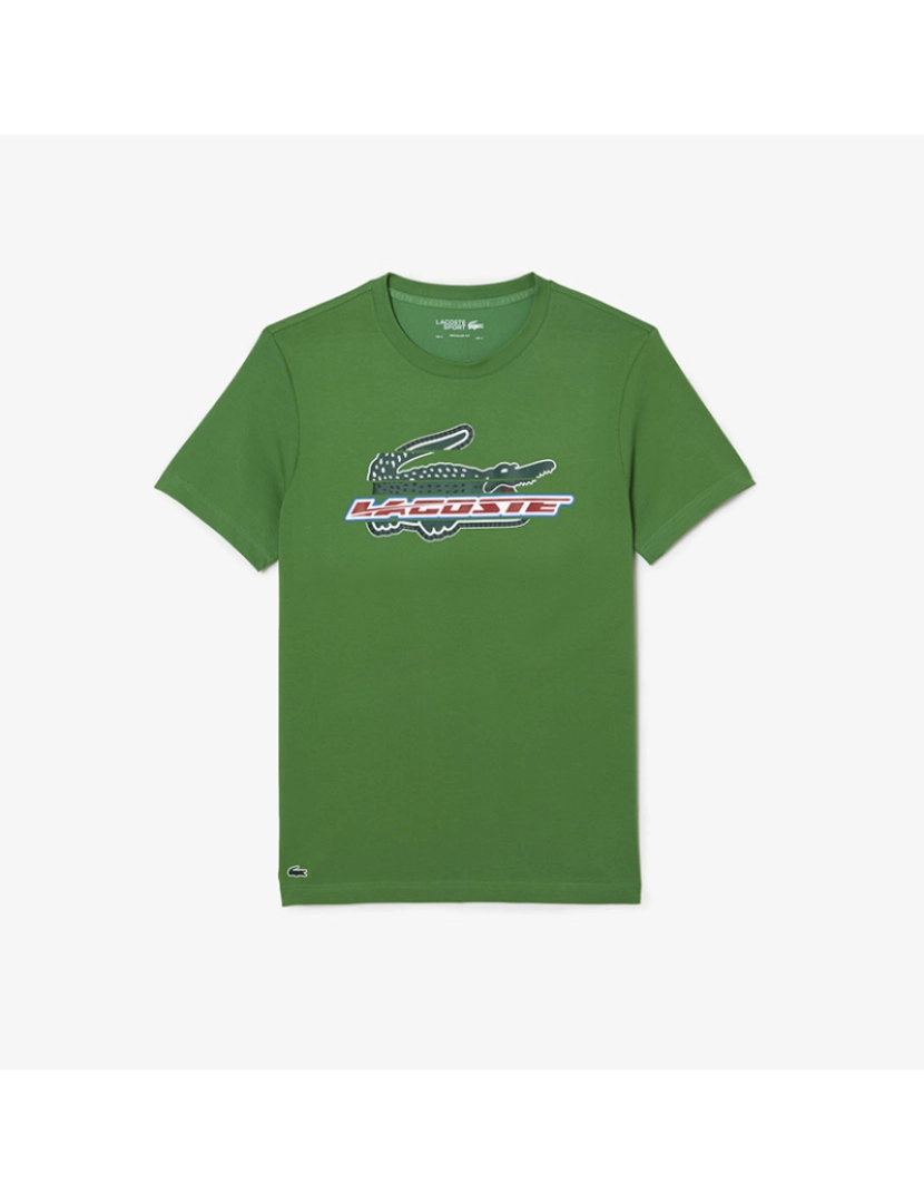 Lacoste - T-Shirt De Homem Verde Estragão