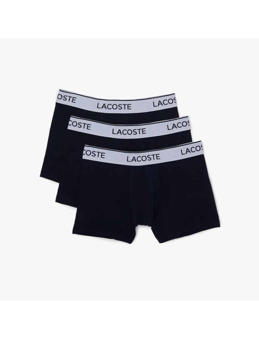 Lacoste - Pack 3 Boxers De Homem Azul Marinho