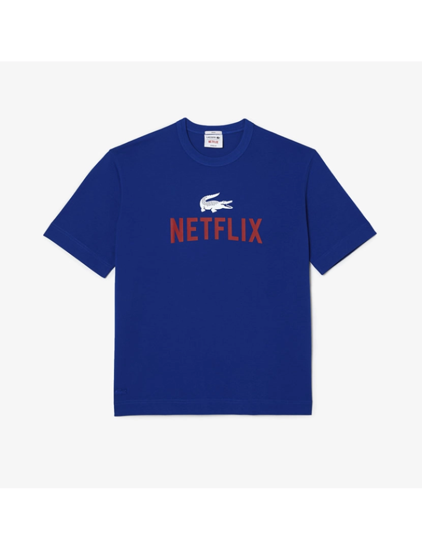 Lacoste - T-Shirt Unissexo Lacoste X Netflix Cobalto