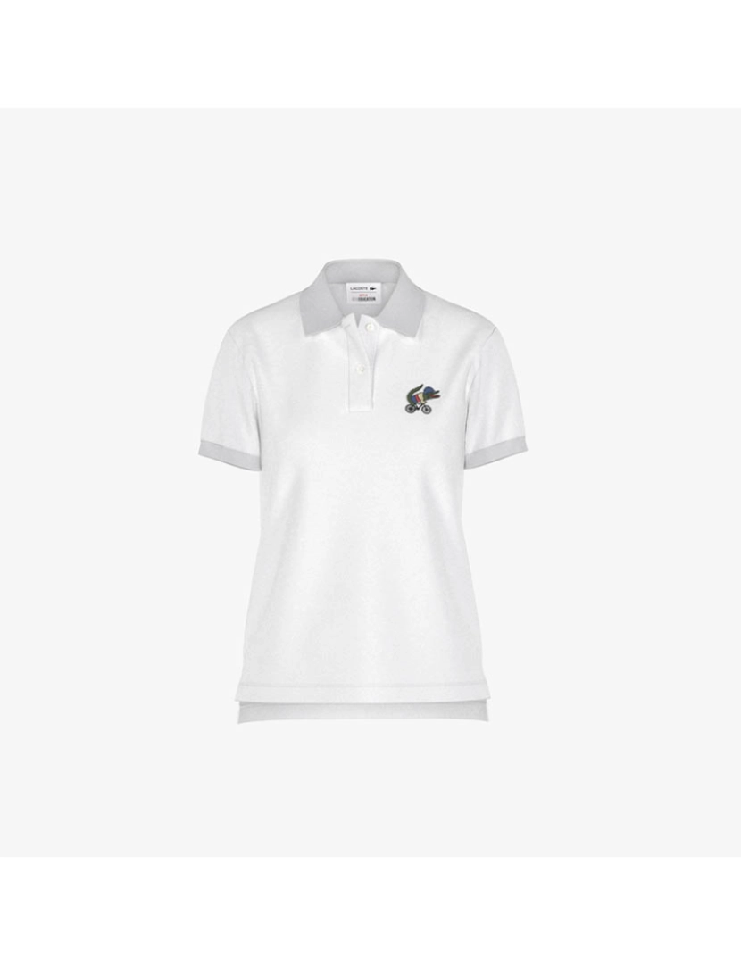 Lacoste - Polo De Mulher Lacoste X Netflix Sex Education Branco