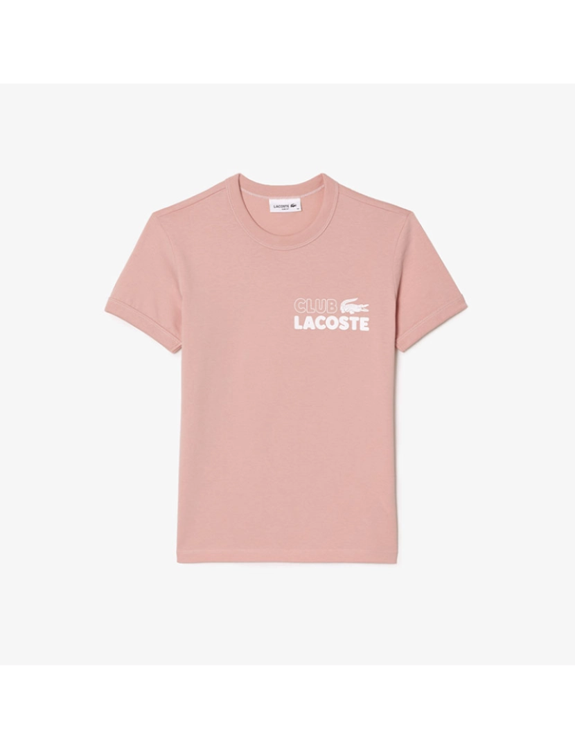 Lacoste - T-Shirt De Mulher Roxo