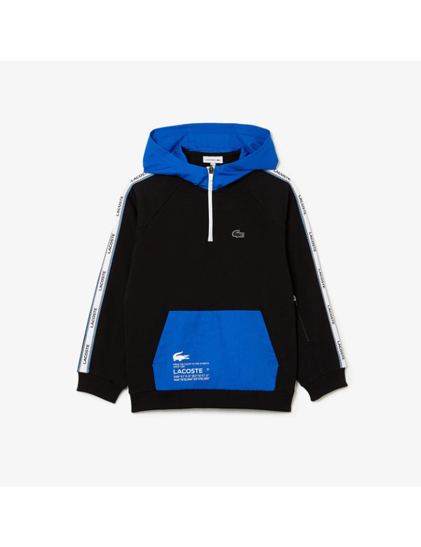 Lacoste - Sweatshirt De Criança Unissexo Preto Azul Marinho