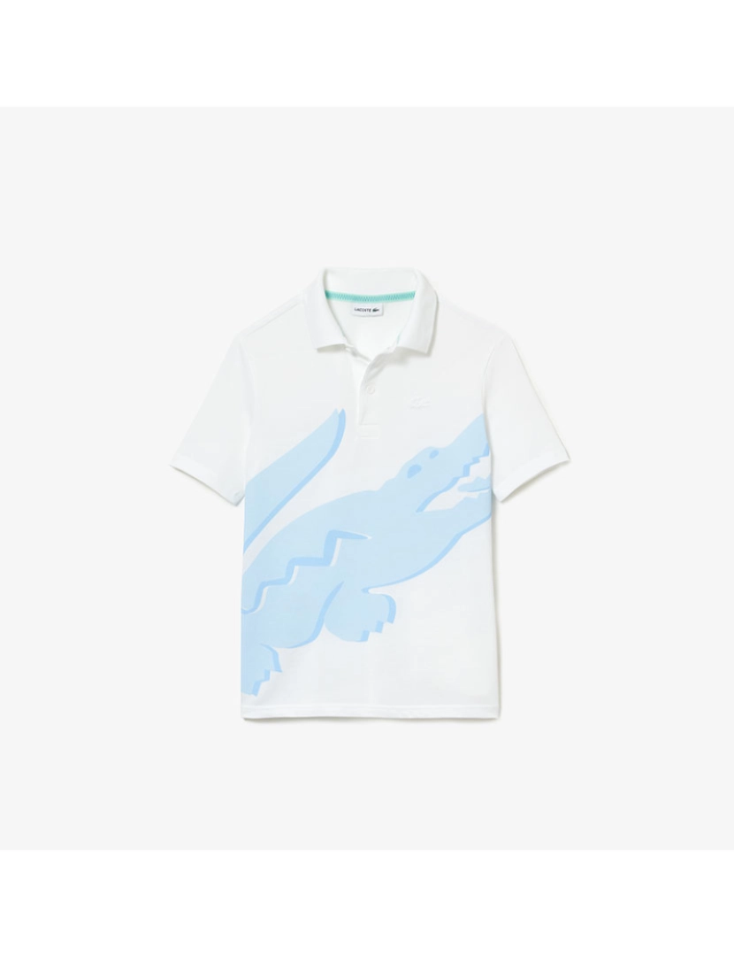 Lacoste - Polo De Menino Branco