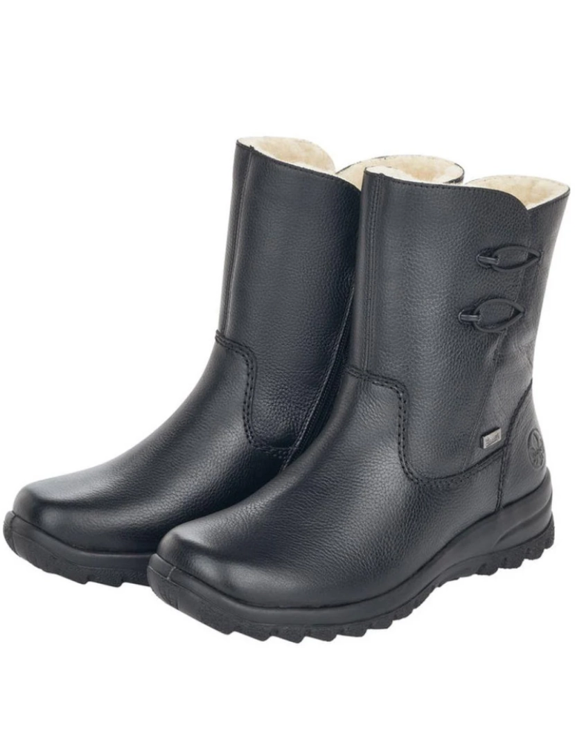 imagem de Rieker Preto Botas Calçados Femininos5