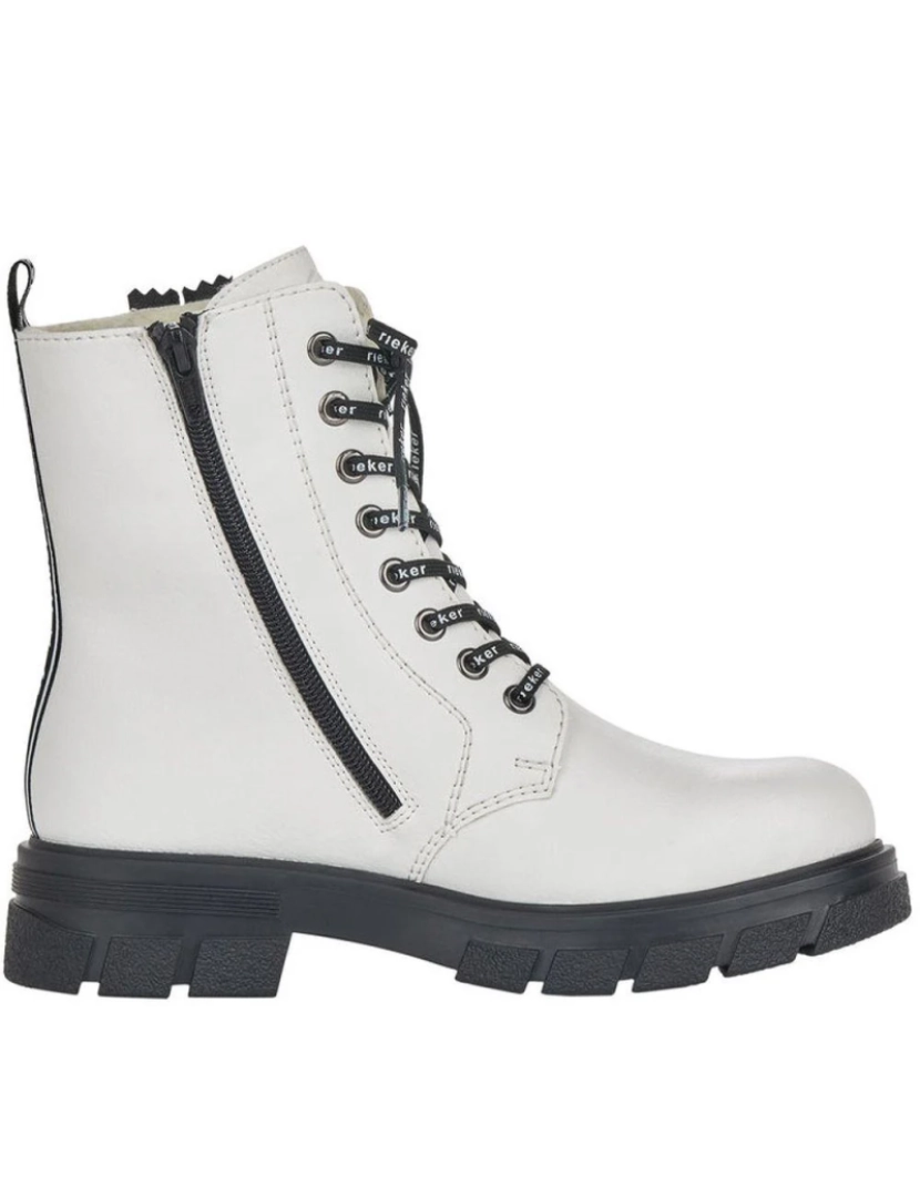 imagem de Rieker Branco Booties Calçados Femininos4