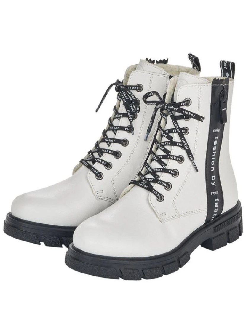 imagem de Rieker Branco Booties Calçados Femininos5