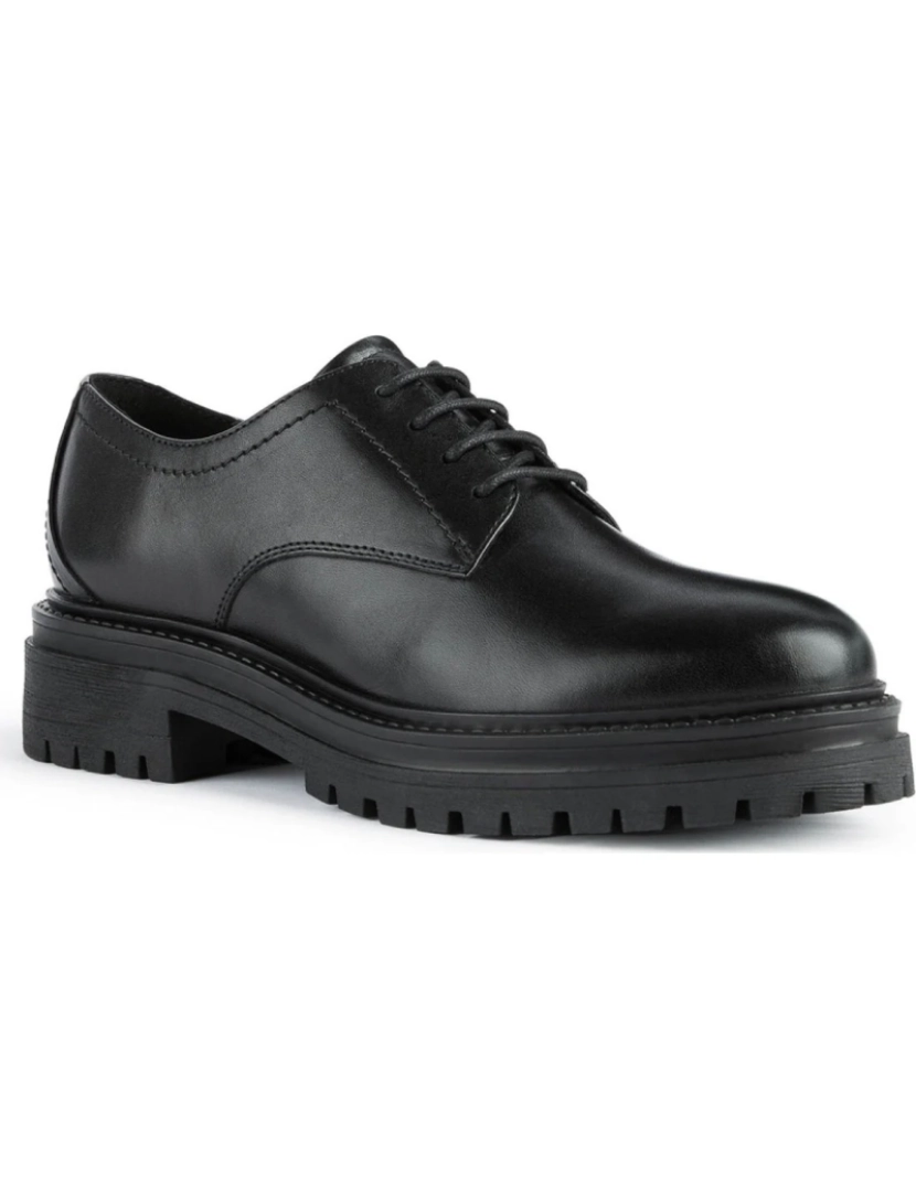 imagem de Geox Black Formal Shoes Calçados Femininos3