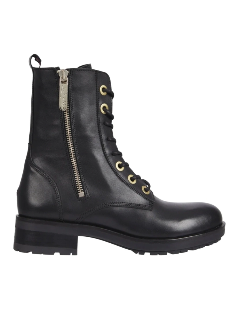 imagem de Tommy Hilfiger Preto Booties Calçados Femininos2