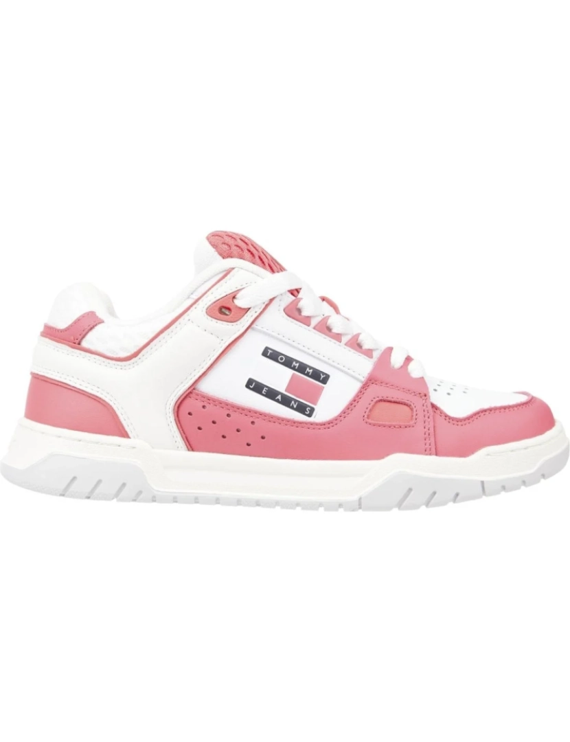 imagem de Tommy Jeans Pink Trainers sapatos femininos2