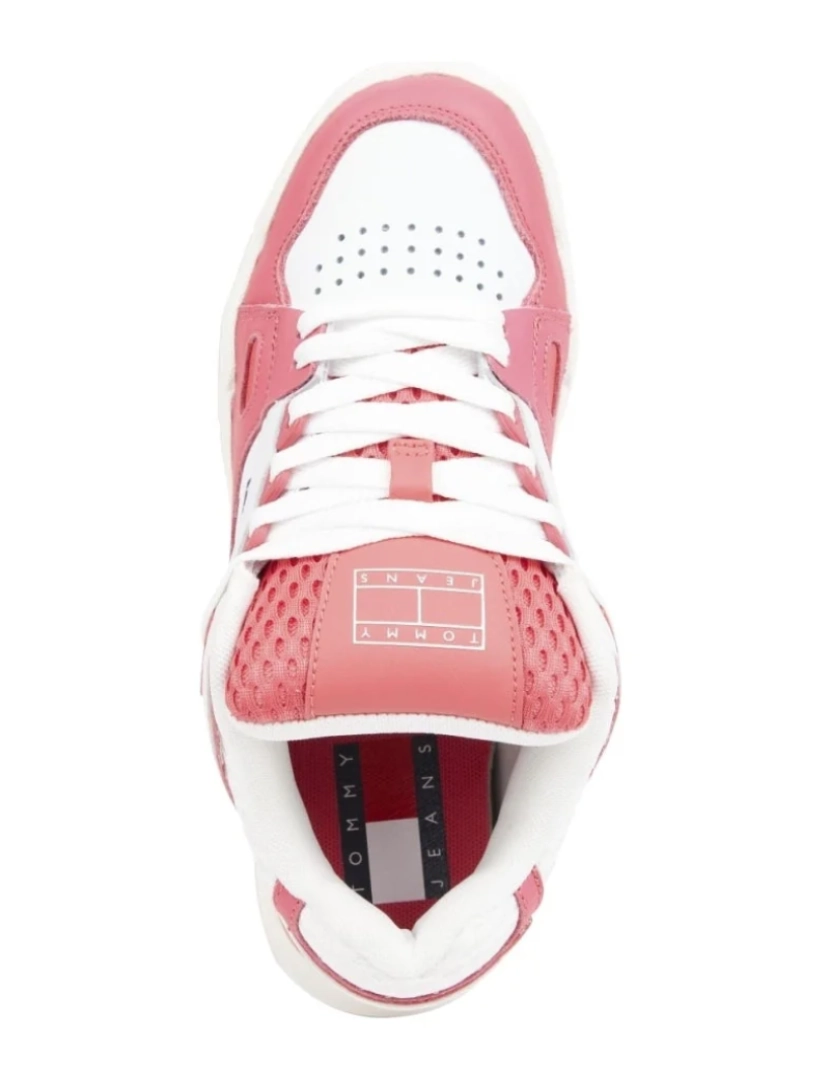 imagem de Tommy Jeans Pink Trainers sapatos femininos3