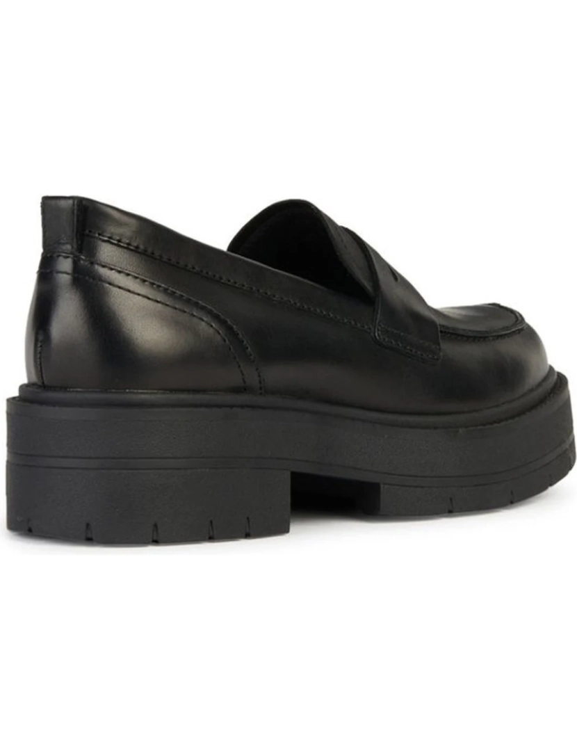 imagem de Geox Black Loafers Calçados Femininos4